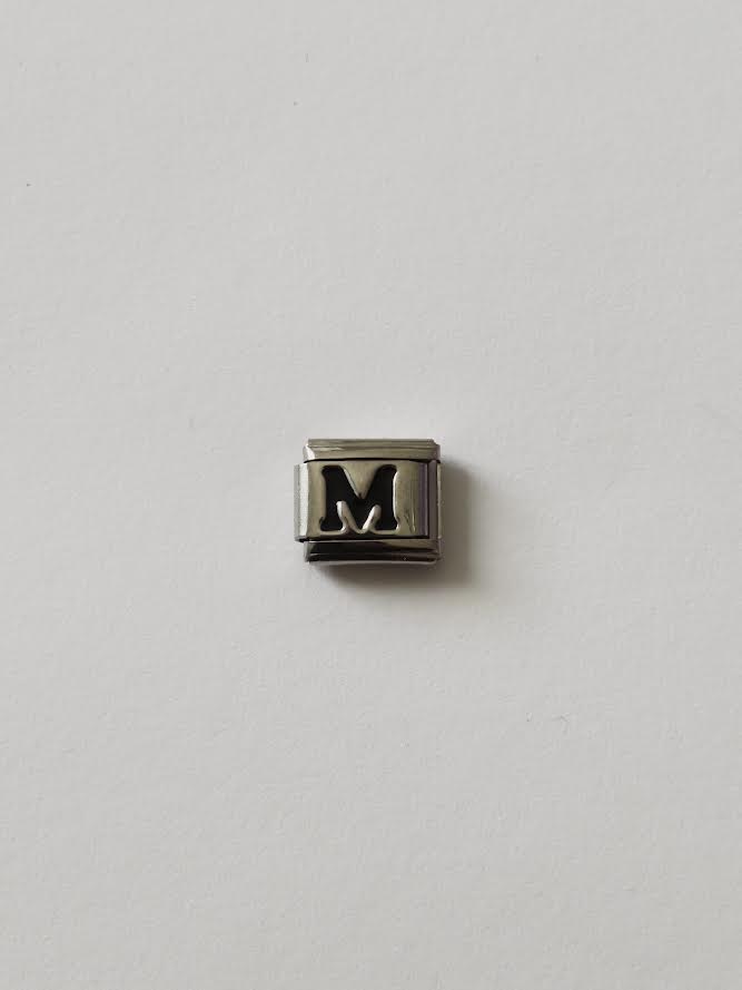 Letter "M" Italian Charm