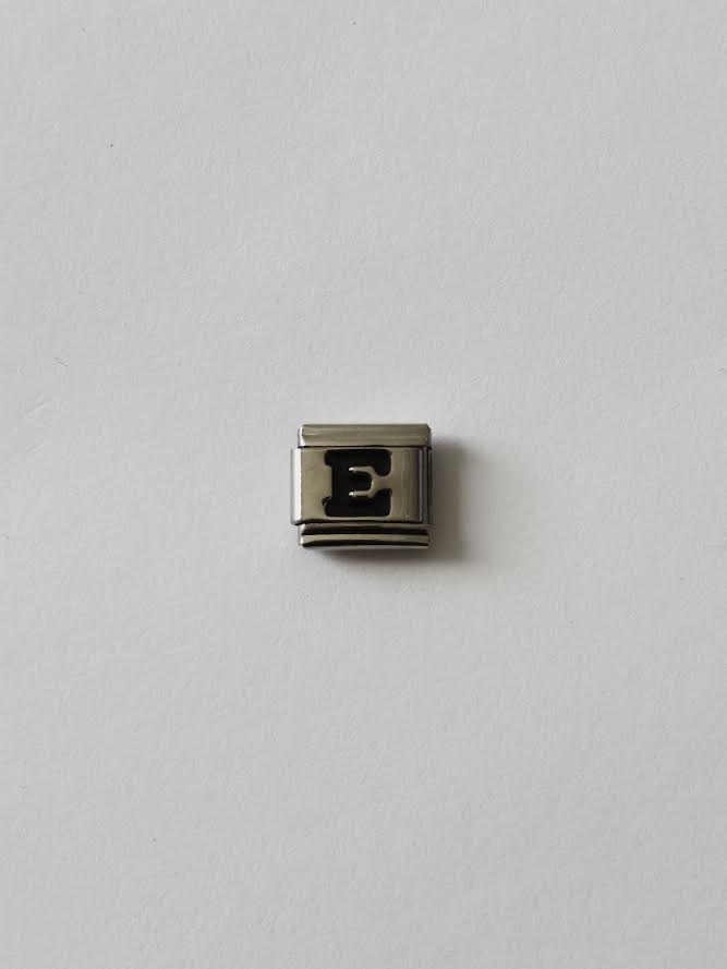 Letter "E" Italian Charm