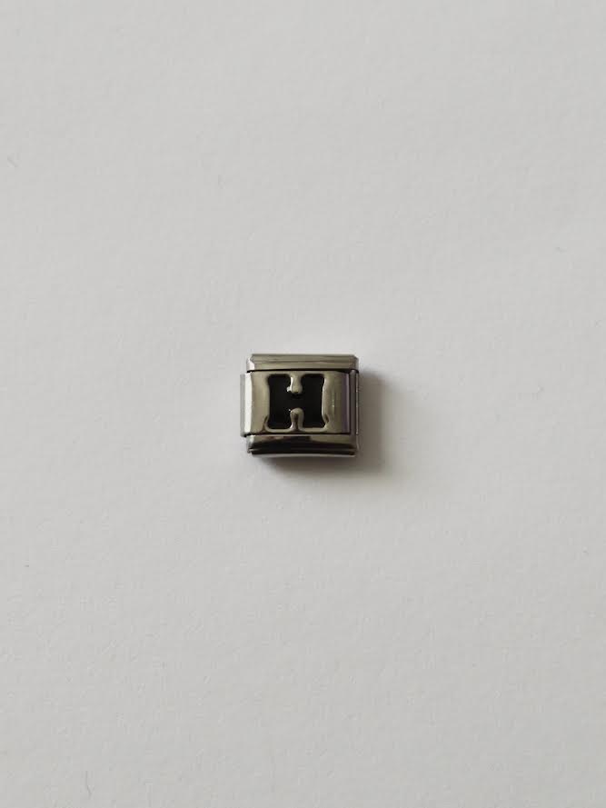 Letter "H" Italian Charm