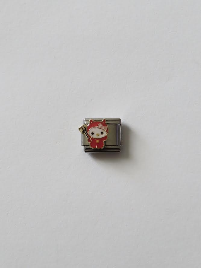 Devil Hello Kitty Italian Charm