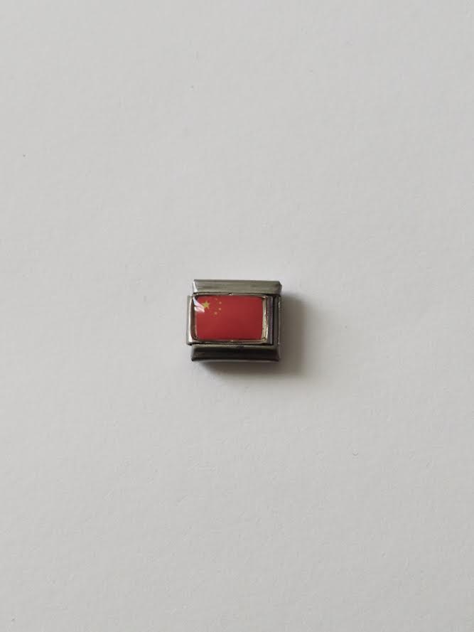 Flag of China Italian Charm