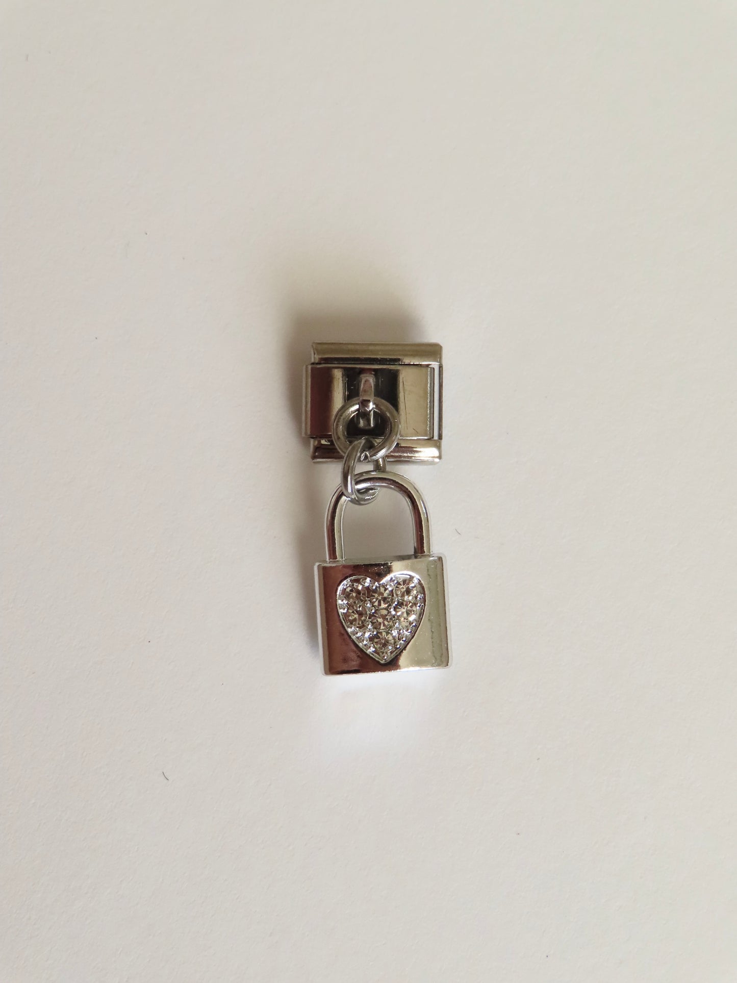 Dangle Heart Locket Italian Charm