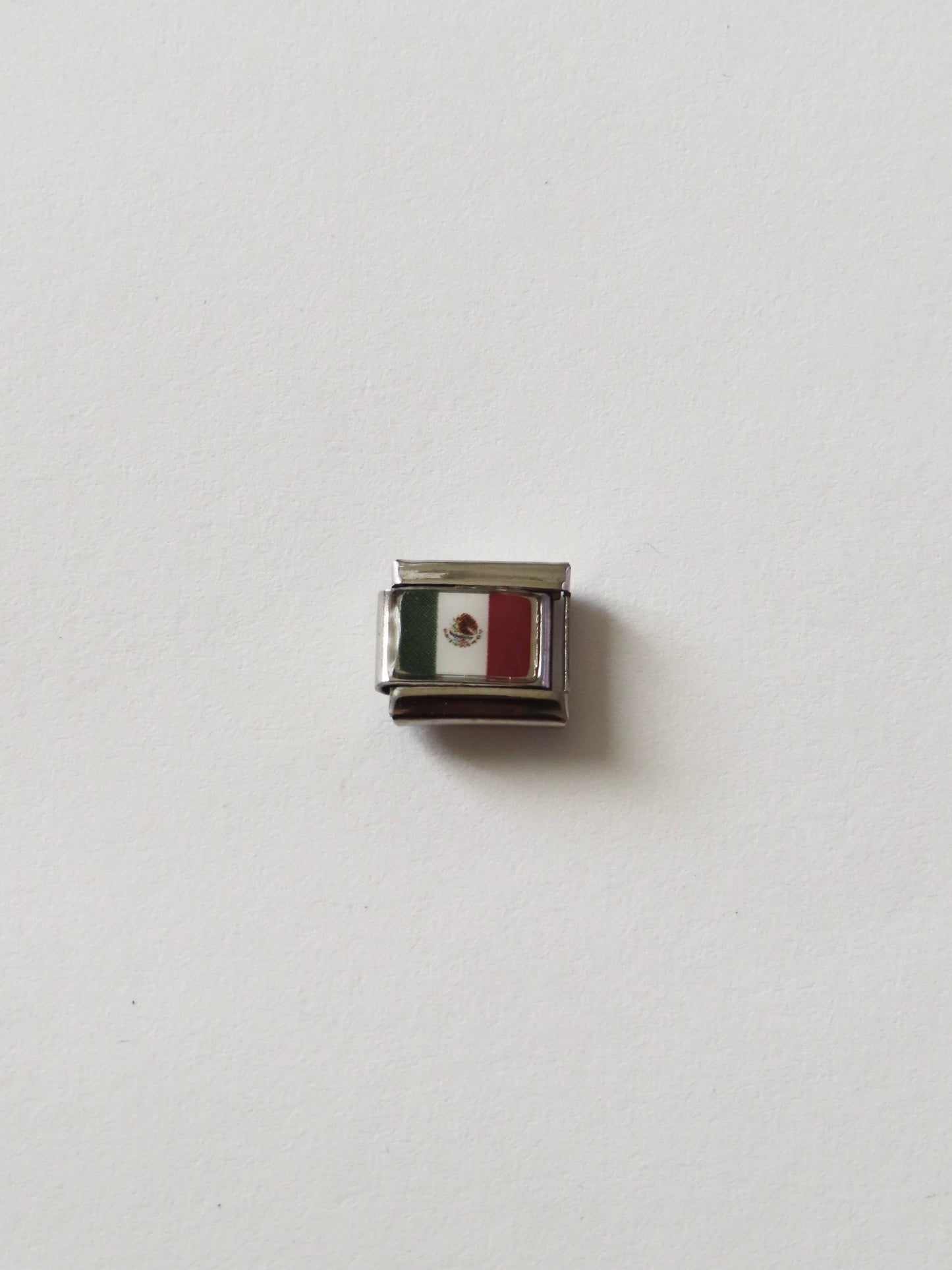 Flag of Mexico Italian Charm