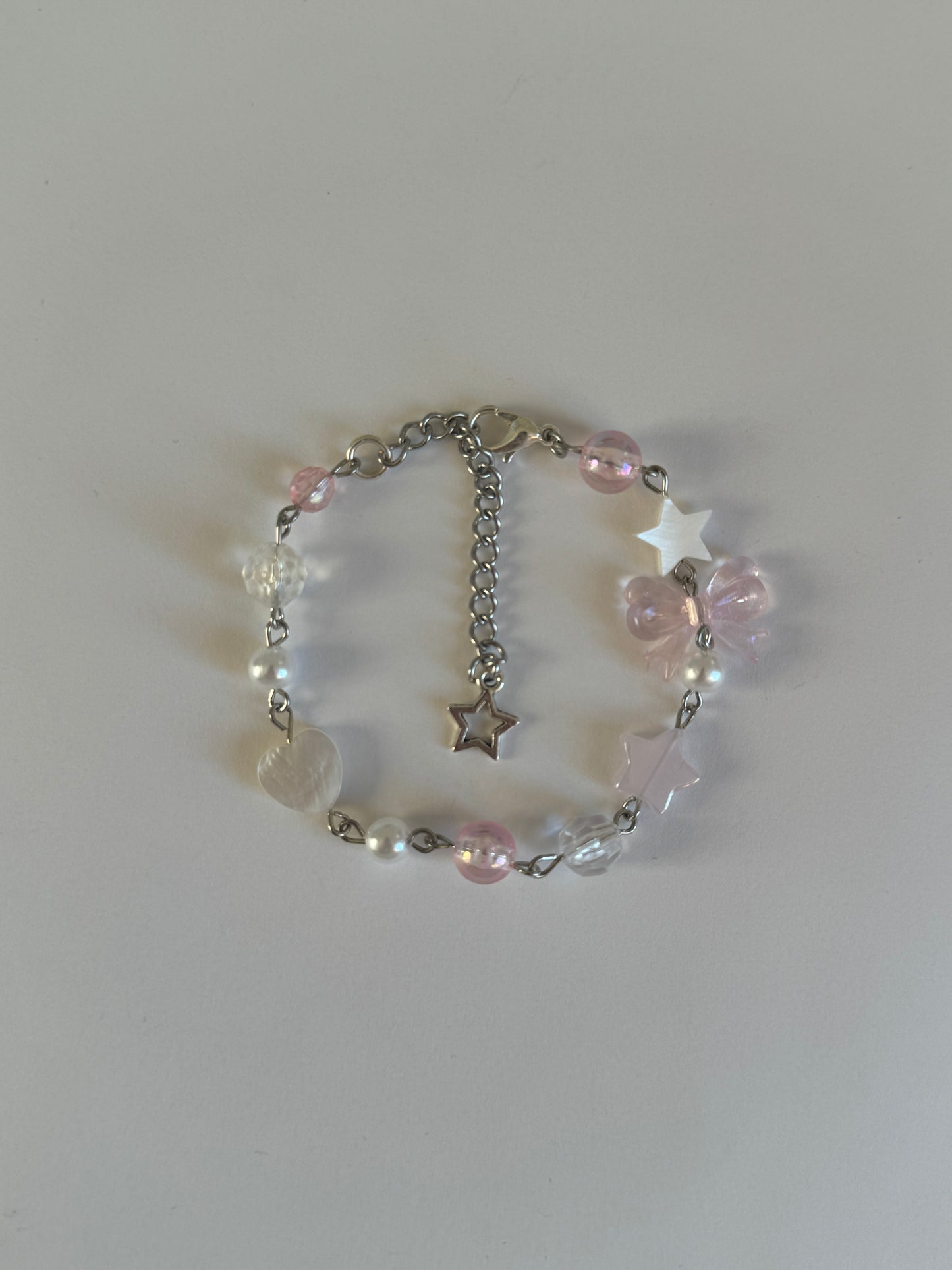 Pink Bow Bracelet