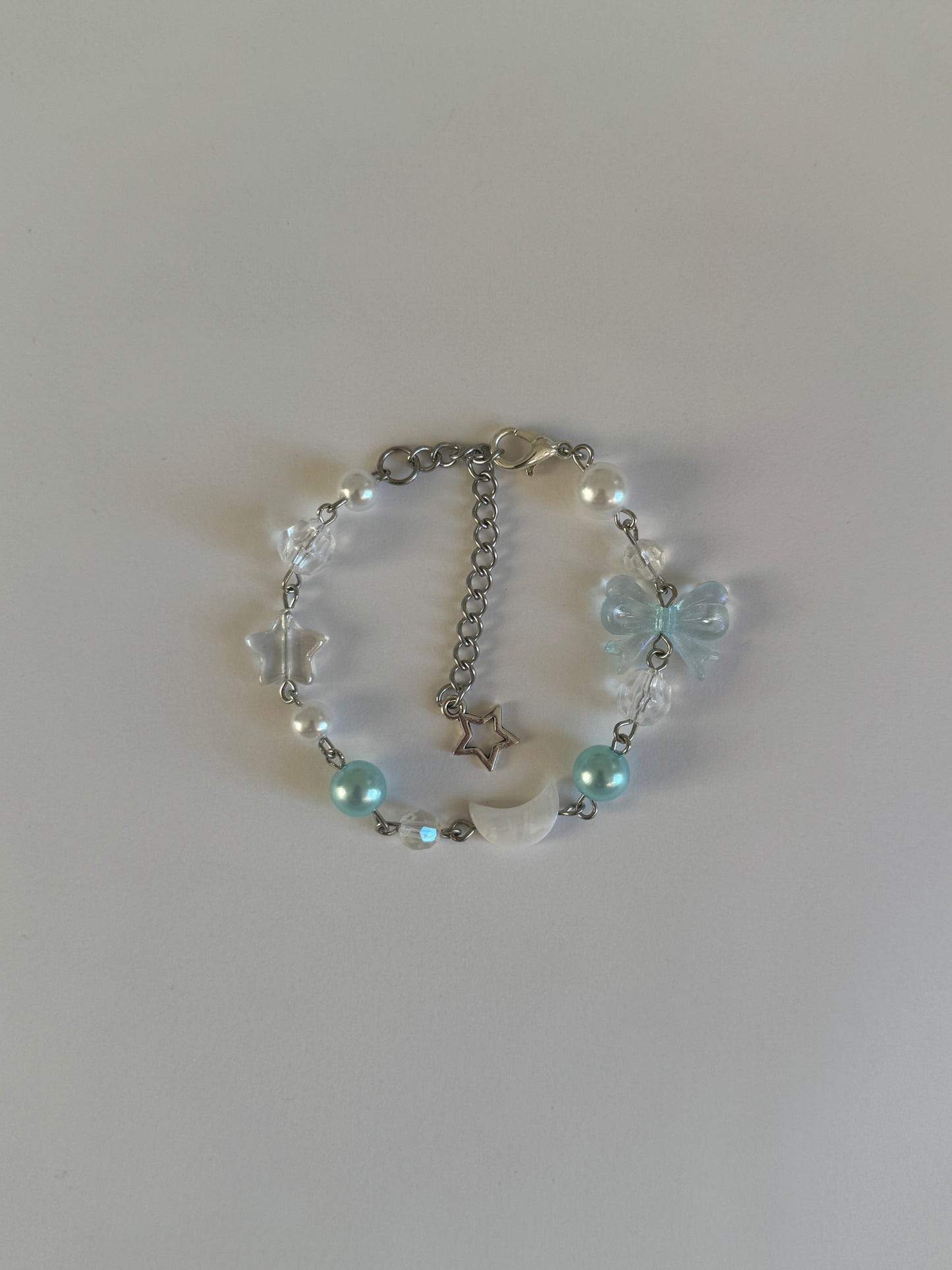 Blue Bow Bracelet