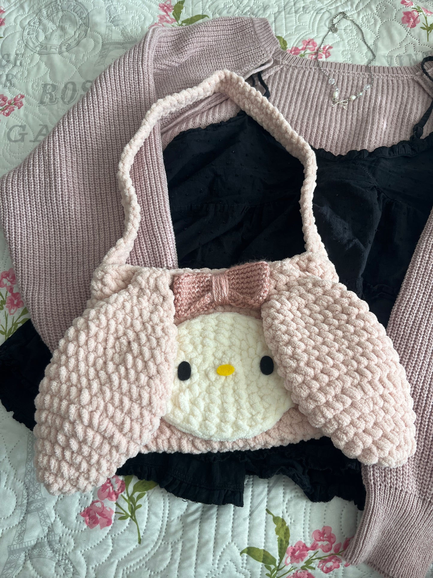 My Melody Crochet Bag
