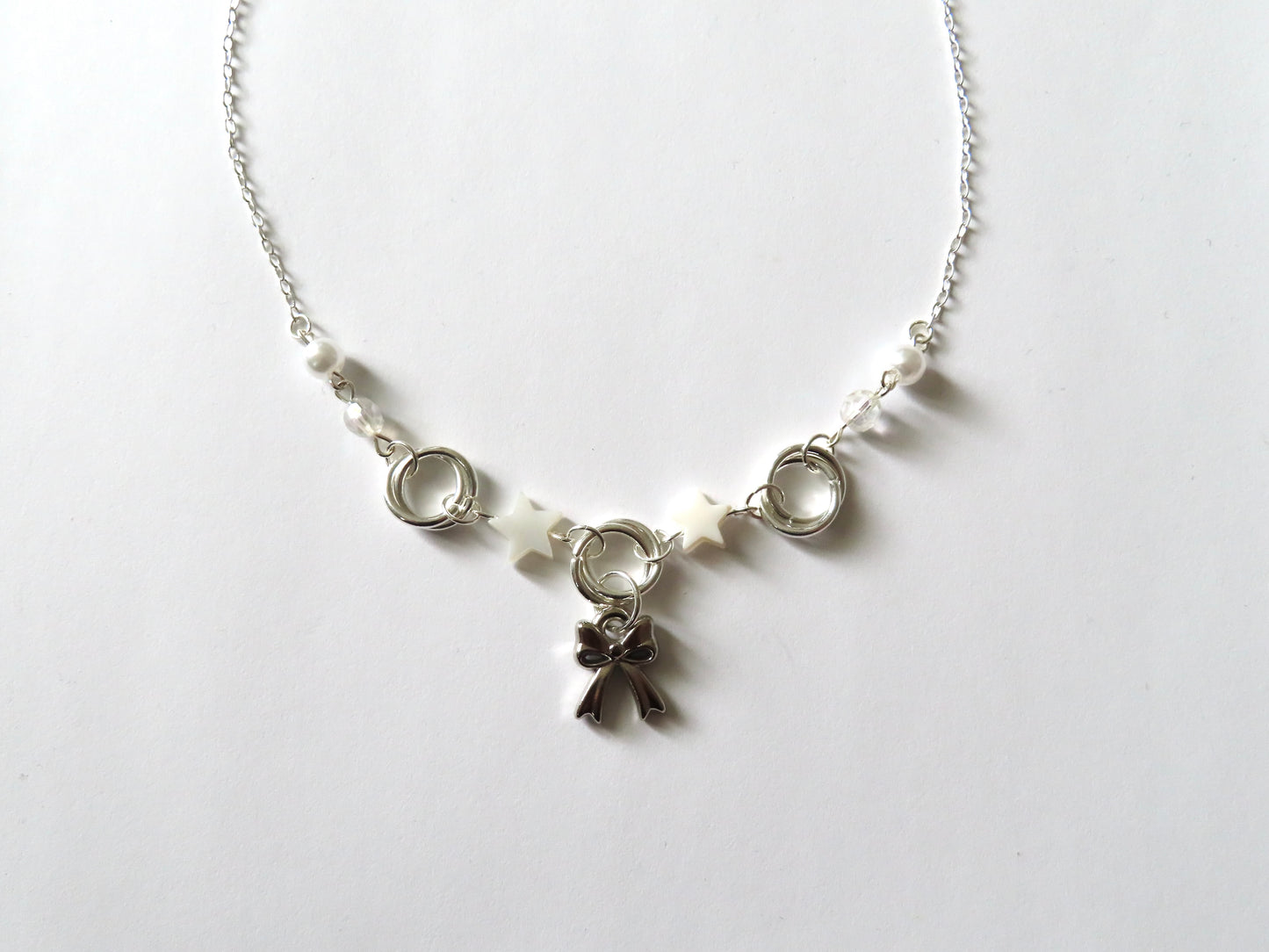 Silver Starbow Necklace