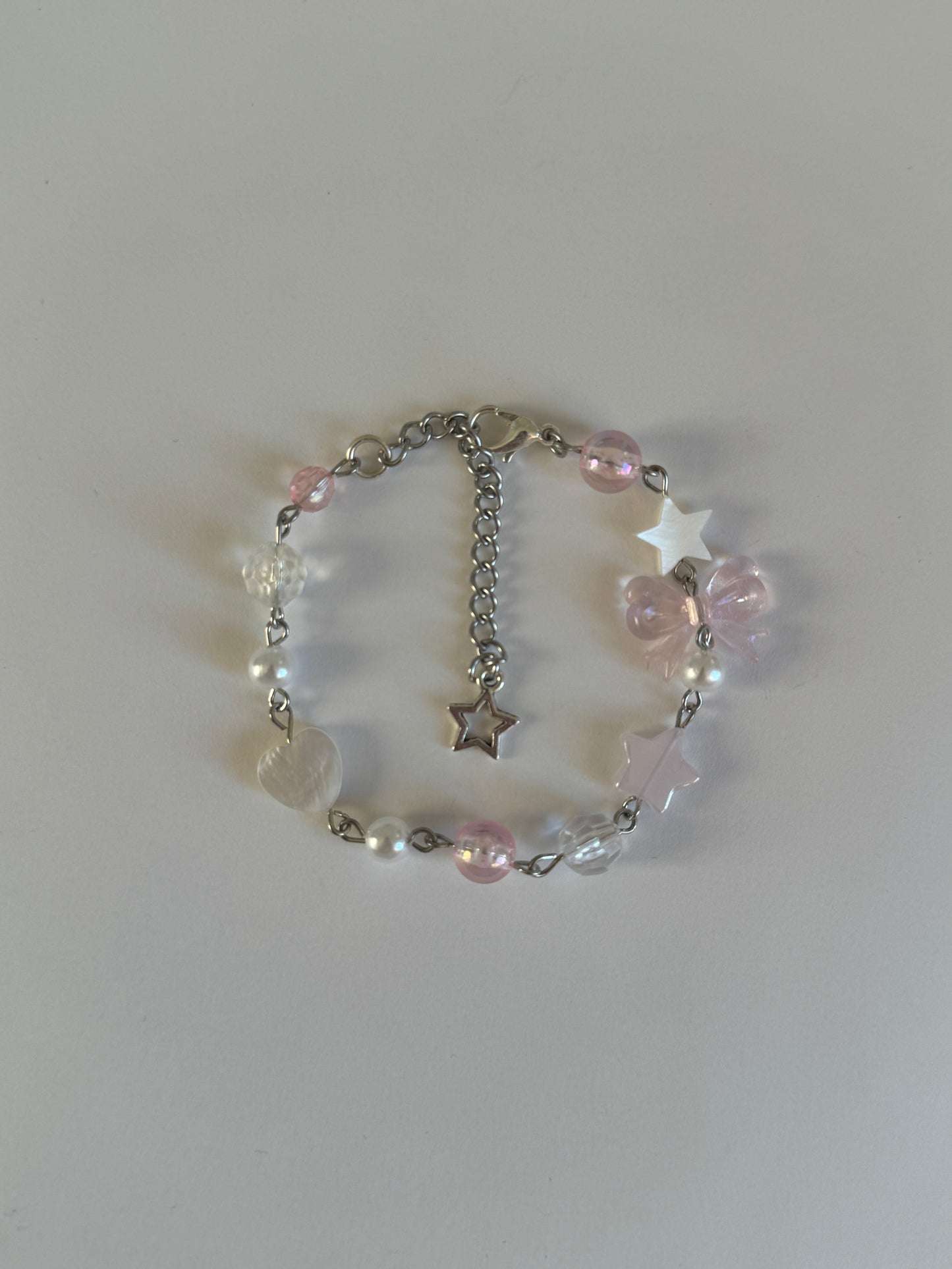 Pink Bow Bracelet