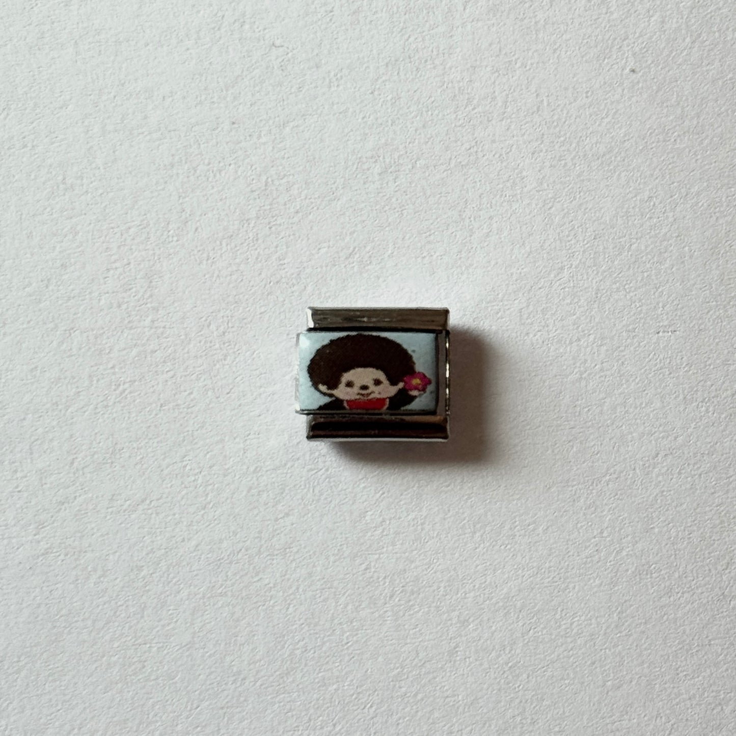 Blue Monchhichi Italian Charm