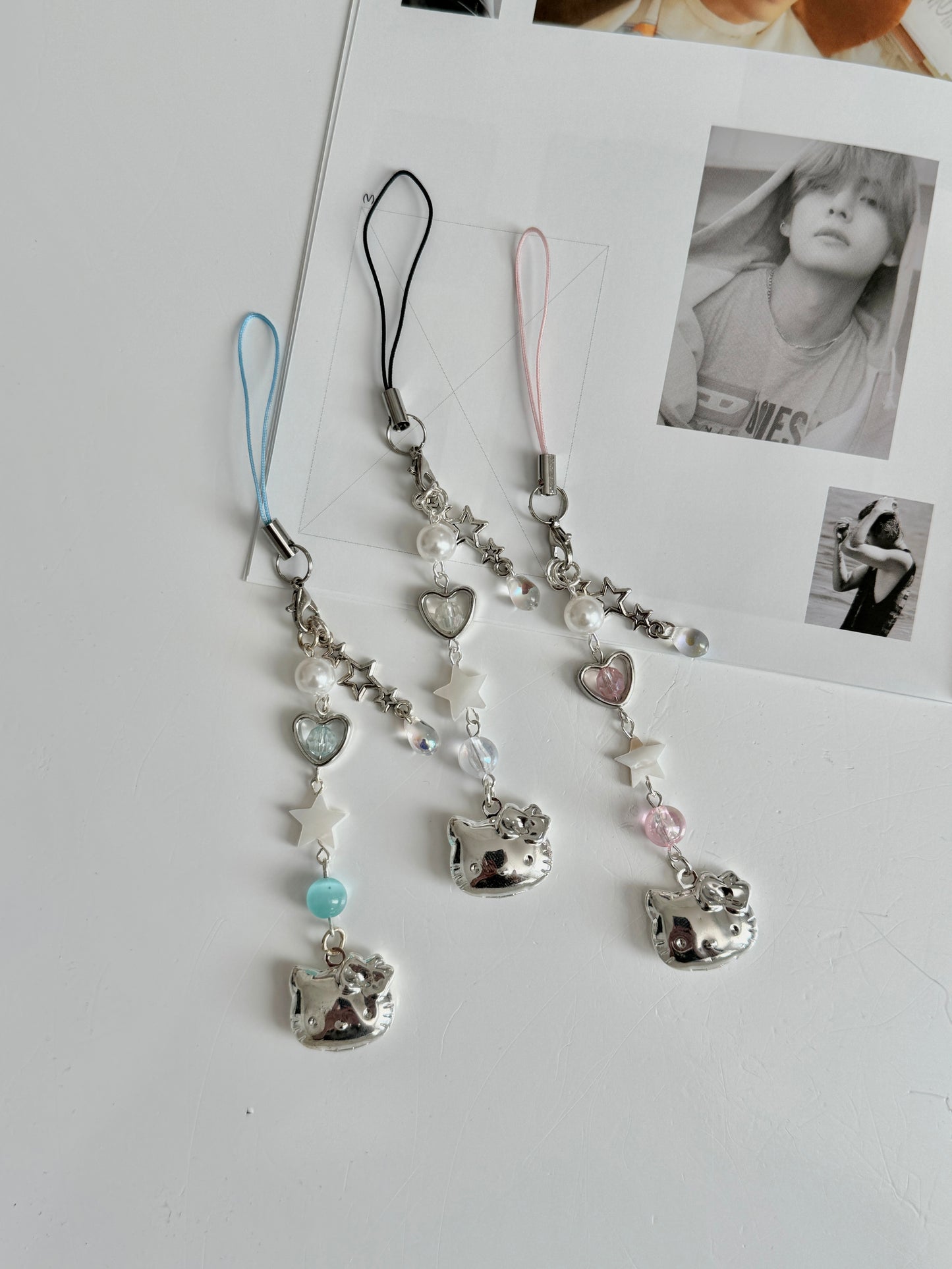 Hello Kitty Locket Phone Charms