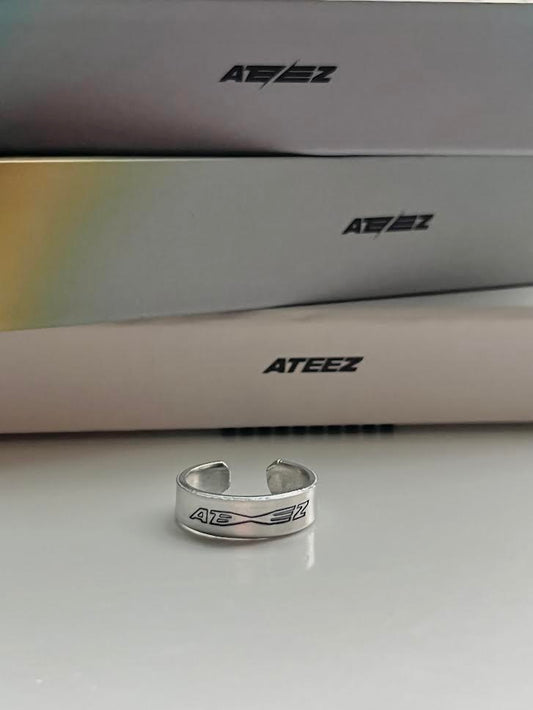 Ateez Hand Stamped Ring