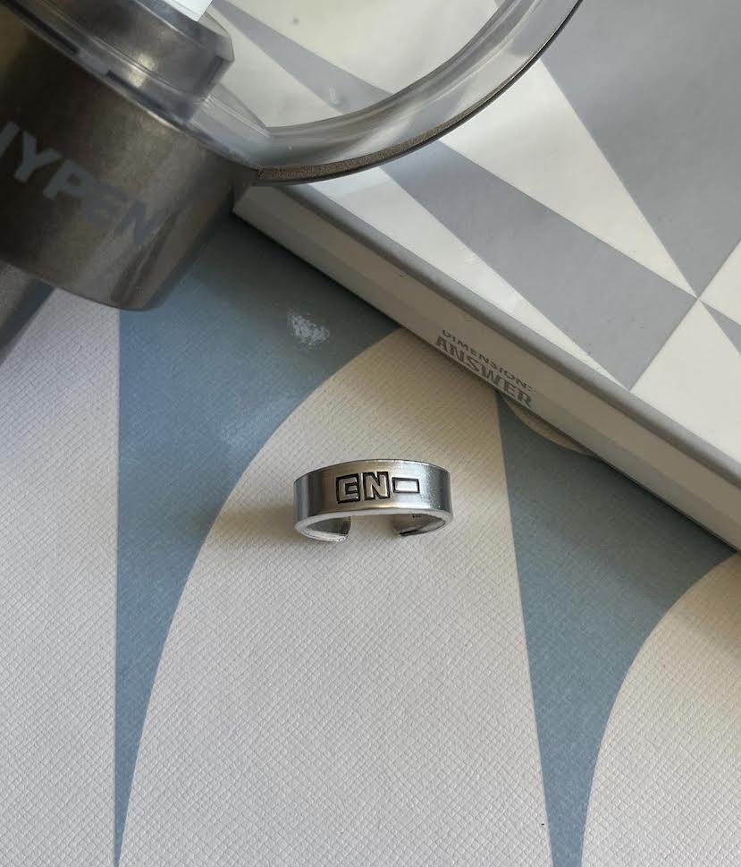 Enhypen Hand Stamped Ring