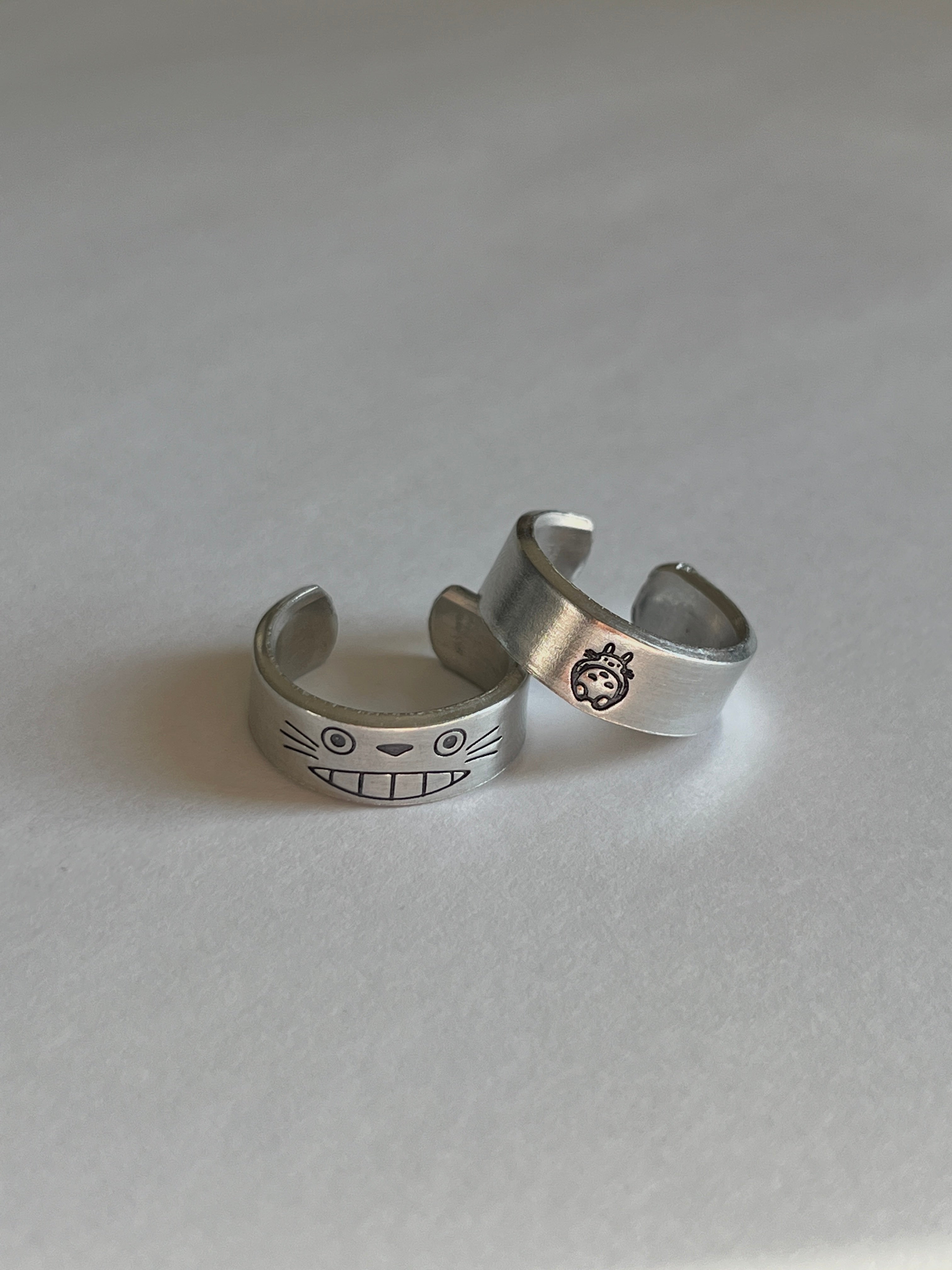 Hand on sale stamped rings